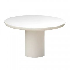DINING TABLE LIME PLASTER OFFWHITE 150       - DINING TABLES